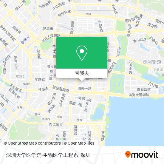 深圳大学医学院-生物医学工程系地图