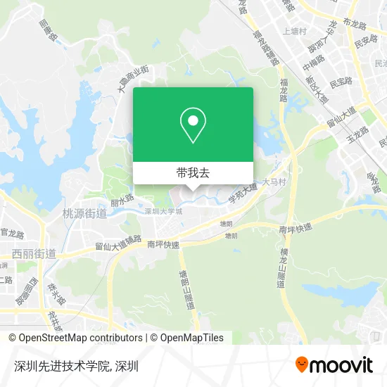 深圳先进技术学院地图