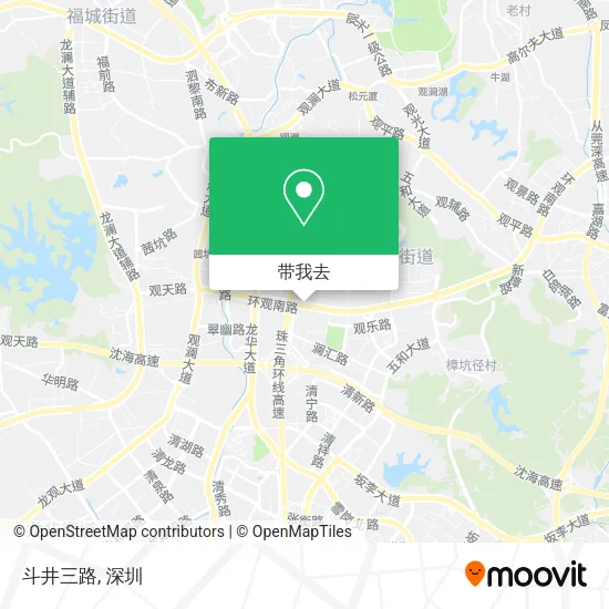 斗井三路地图