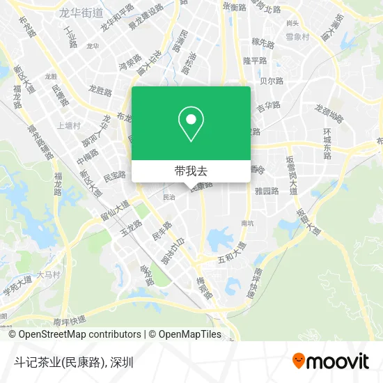 斗记茶业(民康路)地图