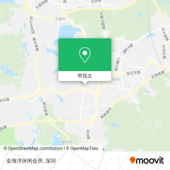 金海洋休闲会所地图