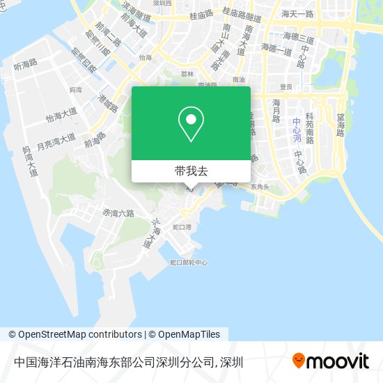 中国海洋石油南海东部公司深圳分公司地图