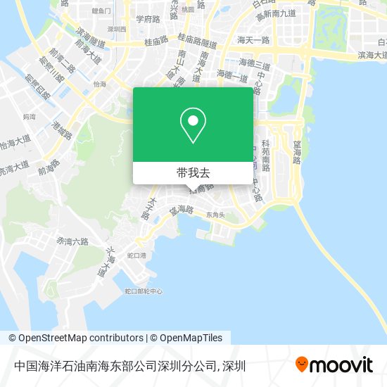 中国海洋石油南海东部公司深圳分公司地图