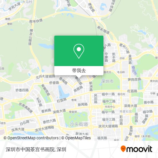 深圳市中国茶宫书画院地图