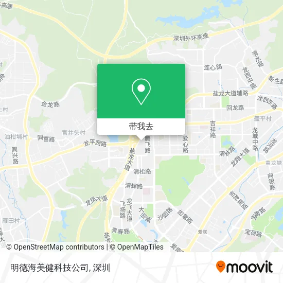 明德海美健科技公司地图