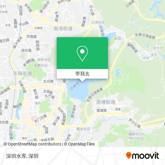 深圳水库地图