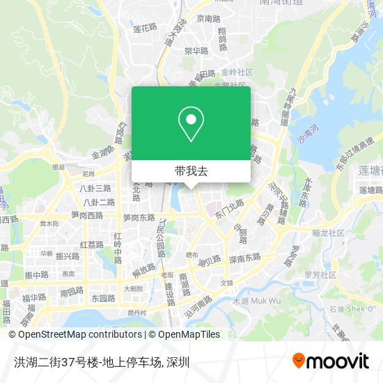 洪湖二街37号楼-地上停车场地图