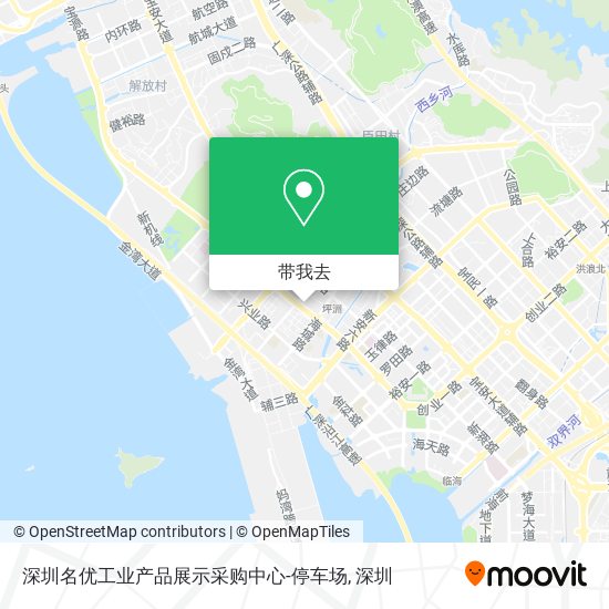 深圳名优工业产品展示采购中心-停车场地图