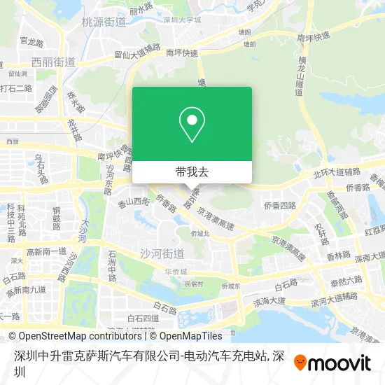 深圳中升雷克萨斯汽车有限公司-电动汽车充电站地图