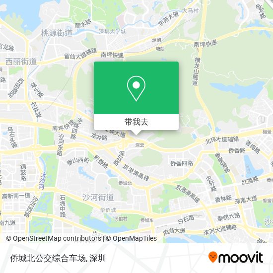 侨城北公交综合车场地图