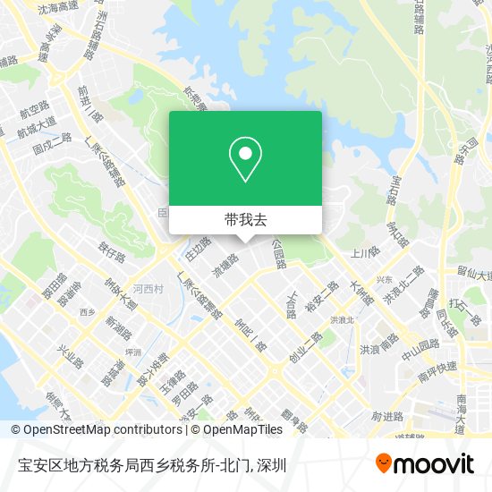 宝安区地方税务局西乡税务所-北门地图