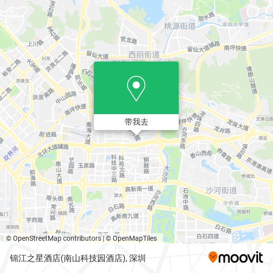 锦江之星酒店(南山科技园酒店)地图
