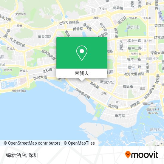锦新酒店地图