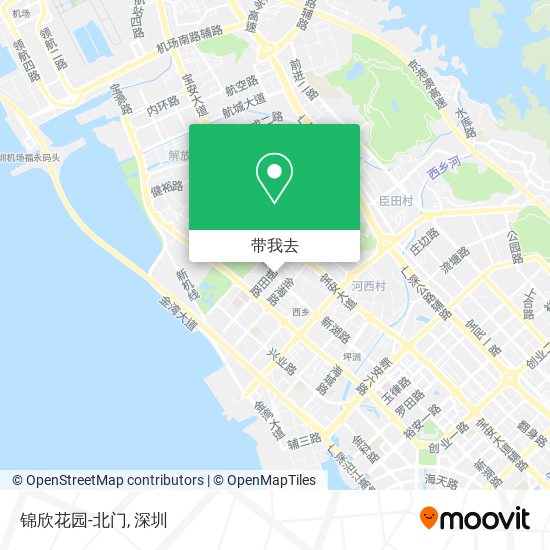 锦欣花园-北门地图