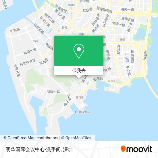 明华国际会议中心-洗手间地图