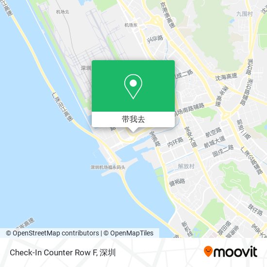 Check-In Counter Row F地图