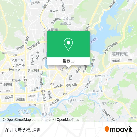 深圳明珠学校地图