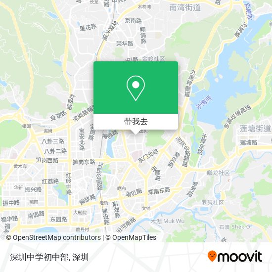 深圳中学初中部地图