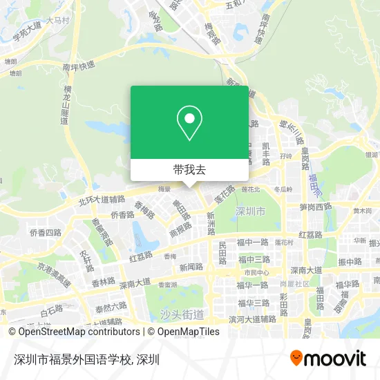 深圳市福景外国语学校地图