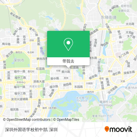 深圳外国语学校初中部地图