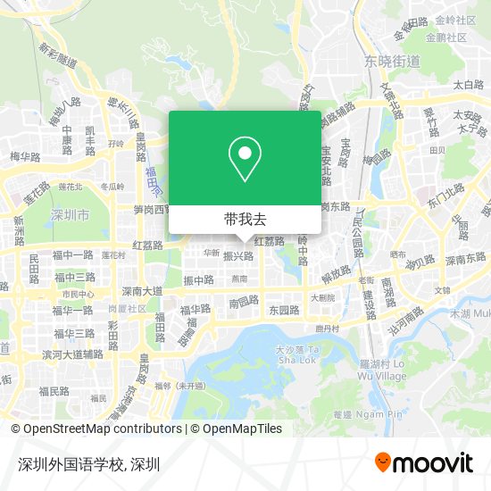 深圳外国语学校地图