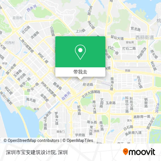 深圳市宝安建筑设计院地图