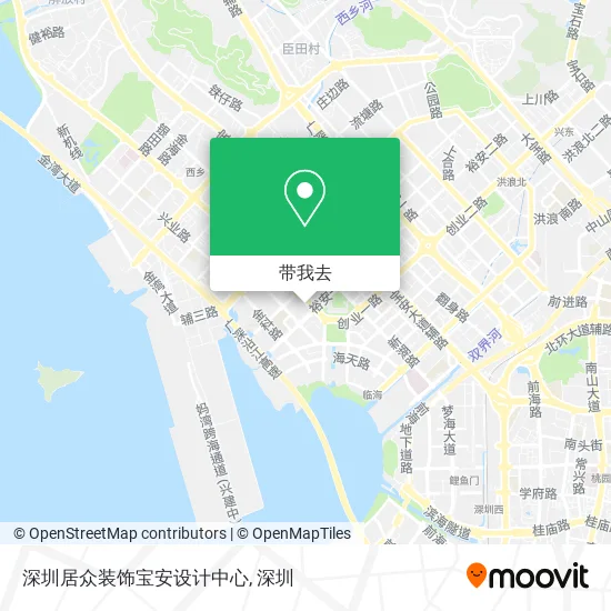 深圳居众装饰宝安设计中心地图