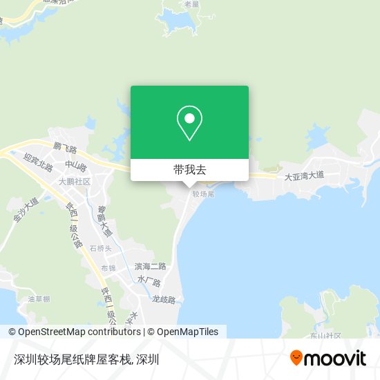 深圳较场尾纸牌屋客栈地图