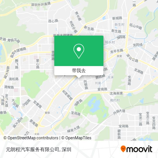元朗程汽车服务有限公司地图