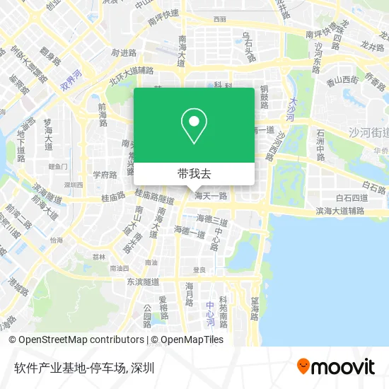 软件产业基地-停车场地图