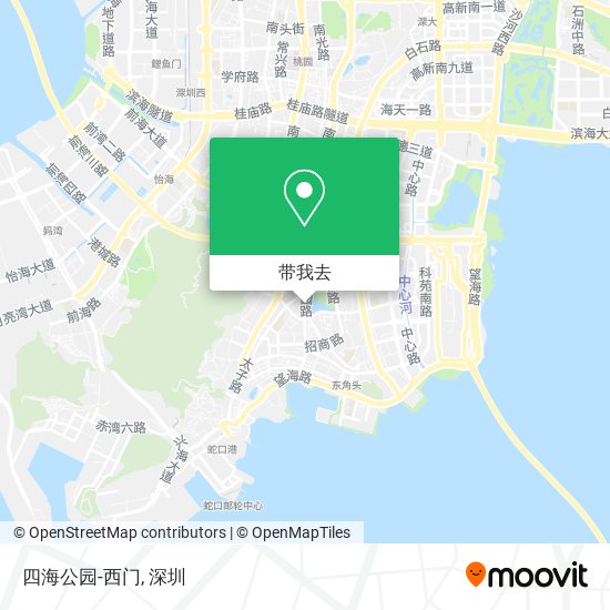 四海公园-西门地图