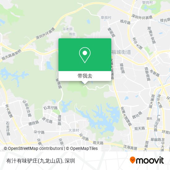 有汁有味驴庄(九龙山店)地图