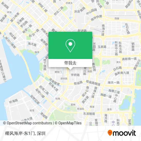 椰风海岸-东1门地图