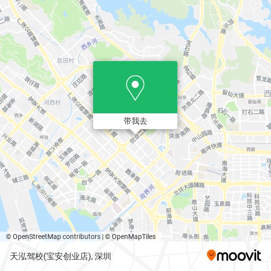 天泓驾校(宝安创业店)地图