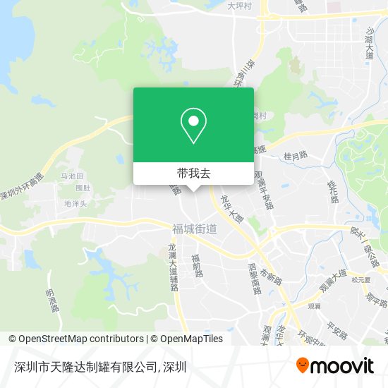 深圳市天隆达制罐有限公司地图