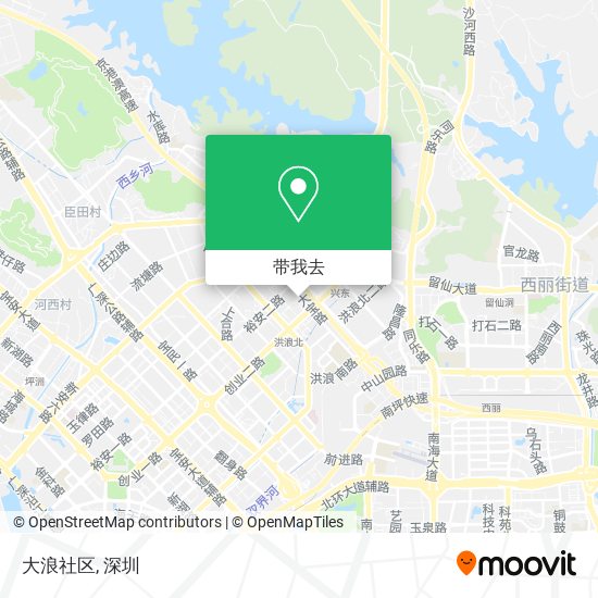 大浪社区地图