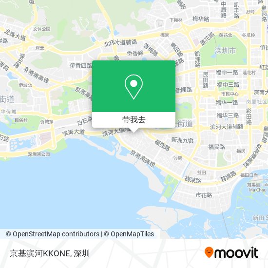 京基滨河KKONE地图