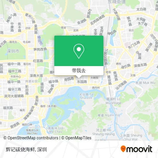 辉记碳烧海鲜地图
