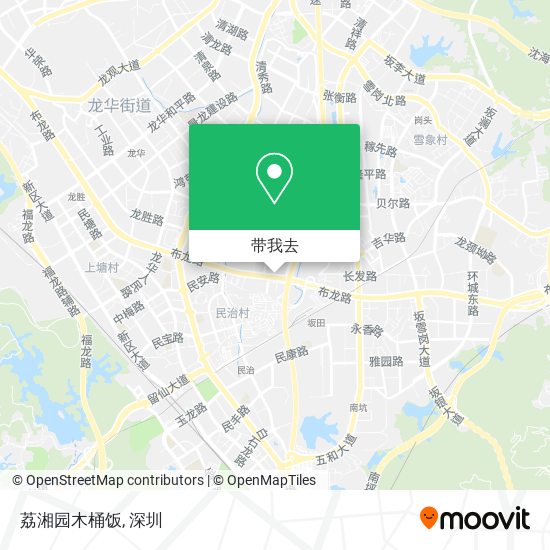 荔湘园木桶饭地图