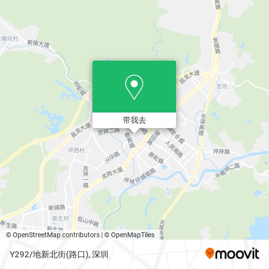 Y292/地新北街(路口)地图