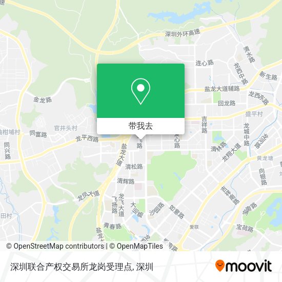 深圳联合产权交易所龙岗受理点地图