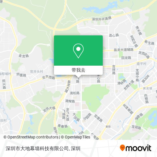 深圳市大地幕墙科技有限公司地图