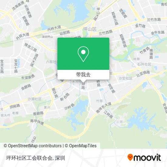 坪环社区工会联合会地图