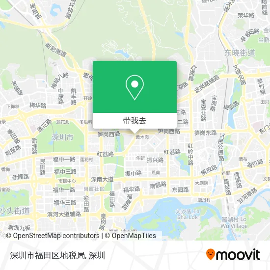 深圳市福田区地税局地图