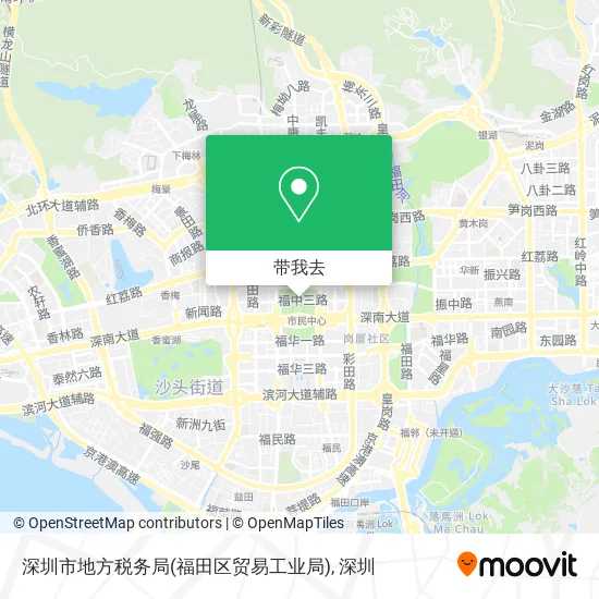深圳市地方税务局(福田区贸易工业局)地图