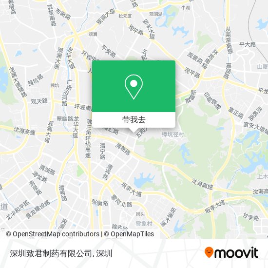 深圳致君制药有限公司地图
