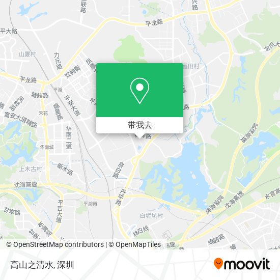 高山之清水地图