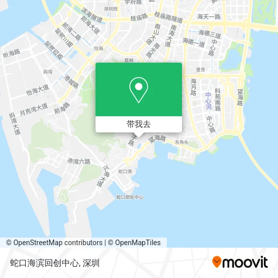 蛇口海滨回创中心地图