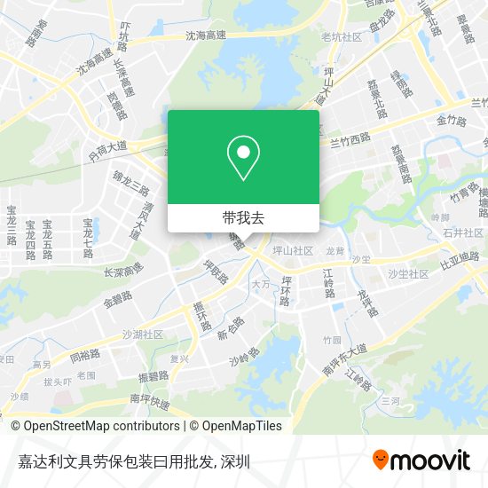嘉达利文具劳保包装曰用批发地图