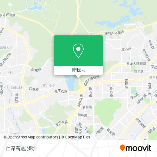 仁深高速地图